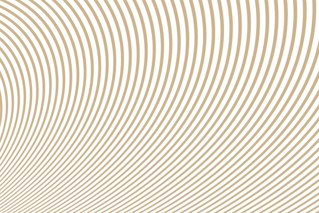 Fondo de líneas doradas onduladas abstractas