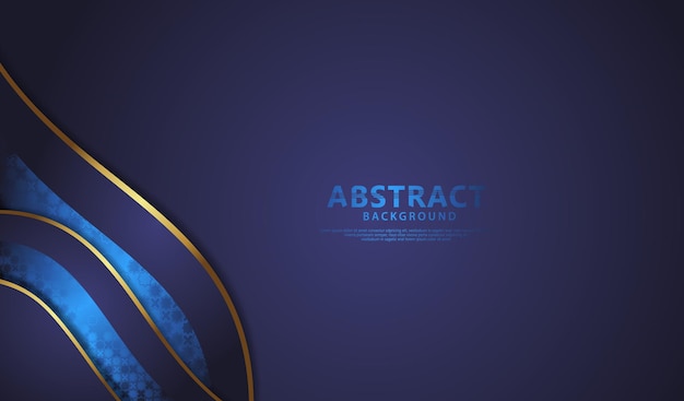 Fondo con líneas de flujo de color azul brillante efecto en fondo oscuro con textura