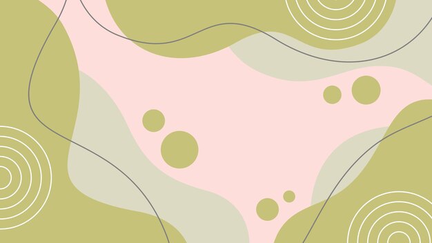 Fondo de líneas y formas abstractas