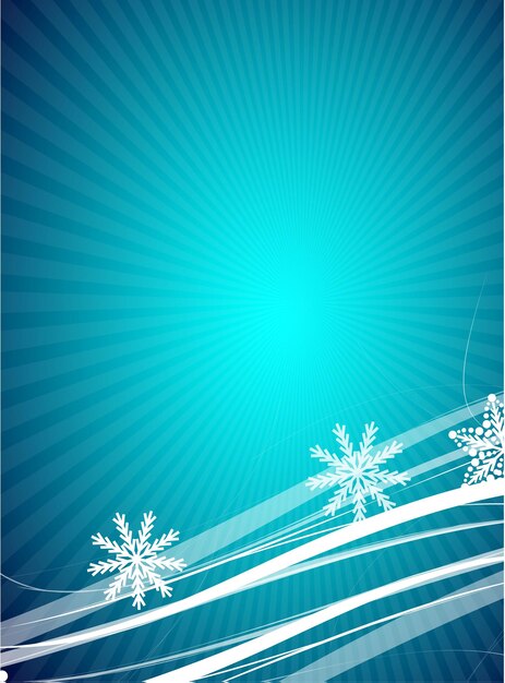 Fondo de líneas de Navidad azul
