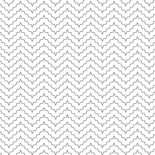 Fondo de líneas negras en zigzag