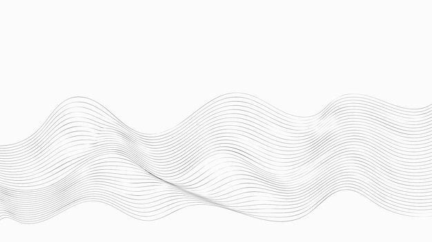 Fondo de líneas de onda fina abstracta