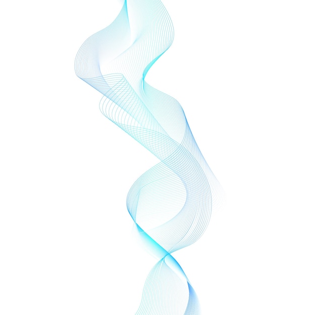 fondo de líneas de onda de flujo abstracto fondo de tecnología y ciencia temática futurista