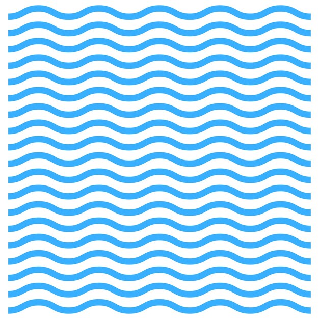Fondo de líneas onduladas azules. Patrón sin fisuras. Adorno de línea de arte. ilustración vectorial Imagen de archivo.