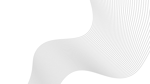Fondo de líneas onduladas digitales abstractas