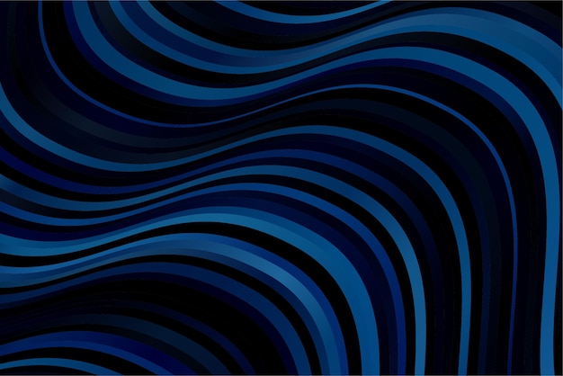 Fondo de líneas onduladas geométricas abstractas y coloridas