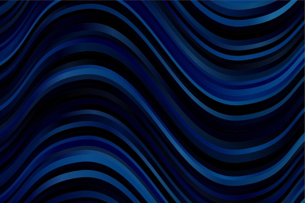 Fondo de líneas onduladas geométricas abstractas y coloridas