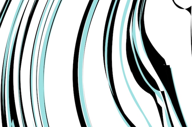 Fondo de líneas onduladas geométricas abstractas y coloridas