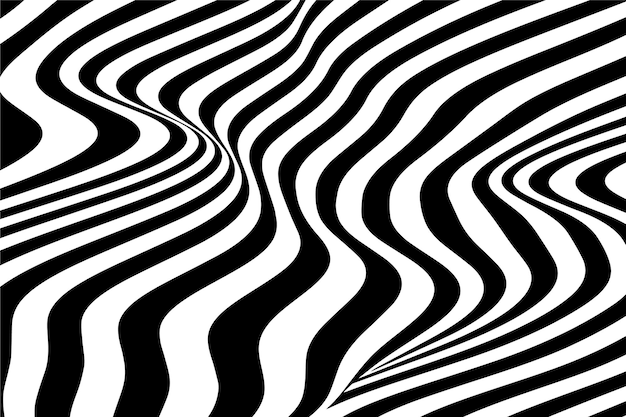 Fondo de líneas onduladas geométricas abstractas