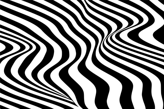 Fondo de líneas onduladas geométricas abstractas