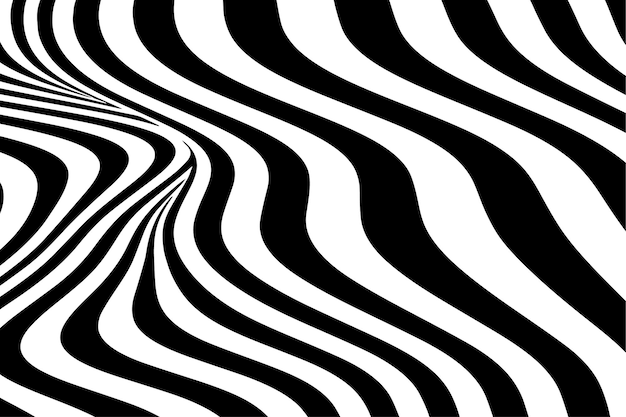 Fondo de líneas onduladas geométricas abstractas