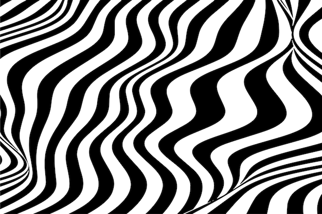 Fondo de líneas onduladas geométricas abstractas