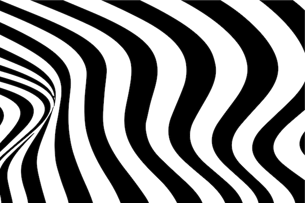 Fondo de líneas onduladas geométricas abstractas