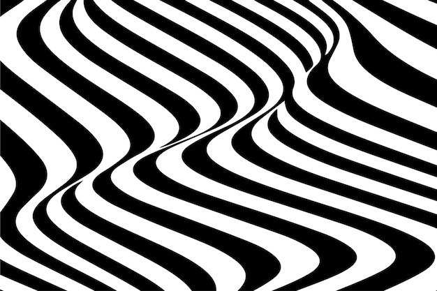 Fondo de líneas onduladas geométricas abstractas