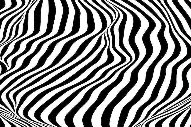 Fondo de líneas onduladas geométricas abstractas