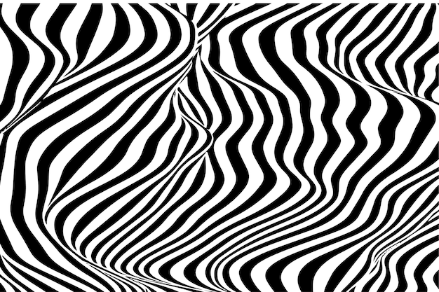 Fondo de líneas onduladas geométricas abstractas