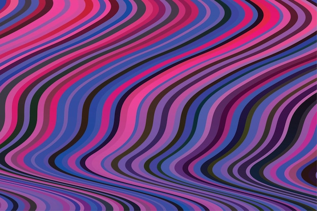 Fondo de líneas onduladas geométricas abstractas