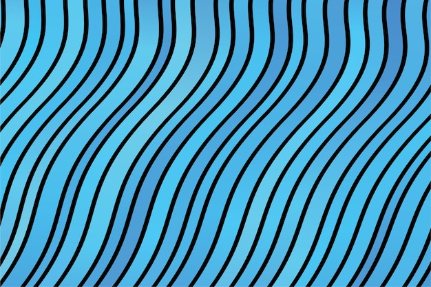 Fondo de líneas onduladas geométricas abstractas
