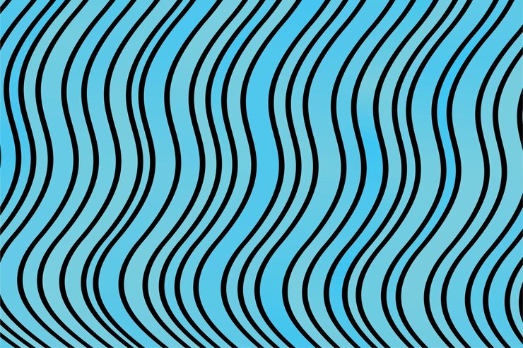 Vector fondo de líneas onduladas geométricas abstractas