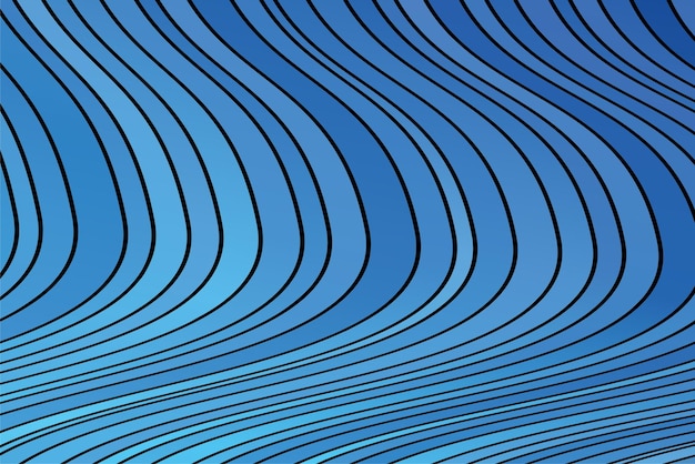 Fondo de líneas onduladas geométricas abstractas