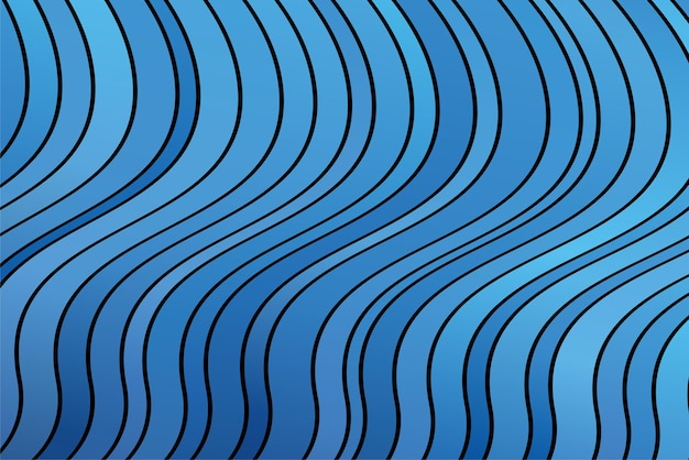 Fondo de líneas onduladas geométricas abstractas