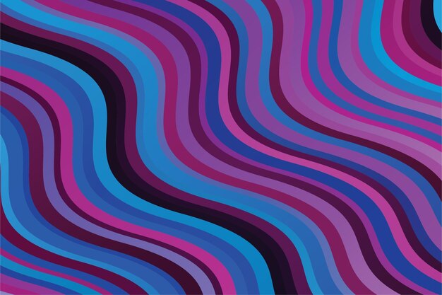 Fondo de líneas onduladas geométricas abstractas