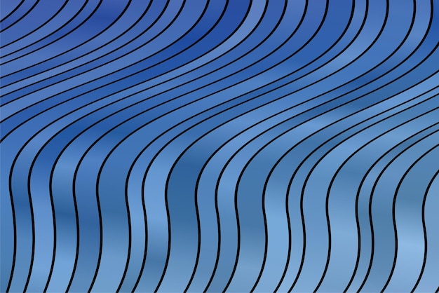 Fondo de líneas onduladas geométricas abstractas