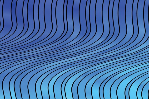 Fondo de líneas onduladas geométricas abstractas