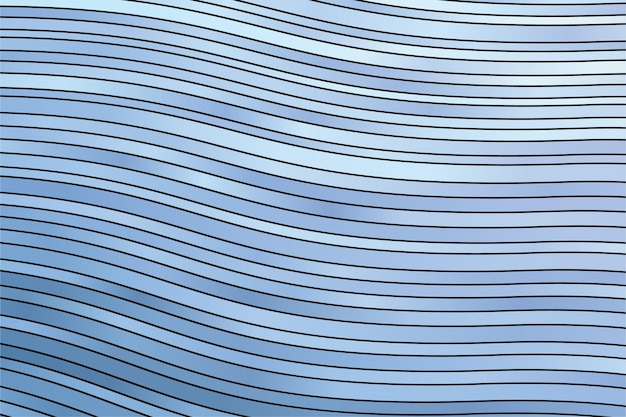 Fondo de líneas onduladas geométricas abstractas
