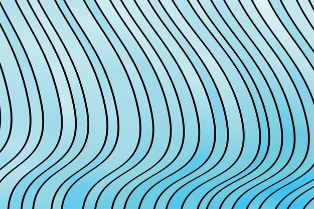 Fondo de líneas onduladas geométricas abstractas