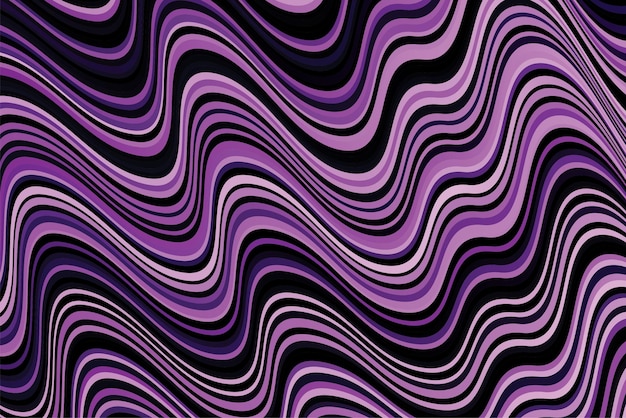 Fondo de líneas onduladas geométricas abstractas