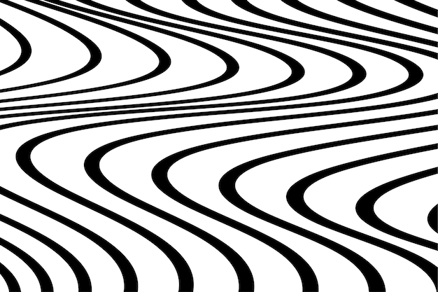 Fondo de líneas onduladas geométricas abstractas