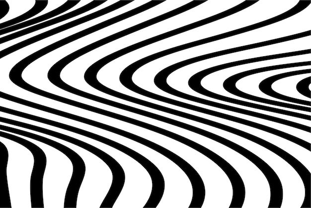 Fondo de líneas onduladas geométricas abstractas