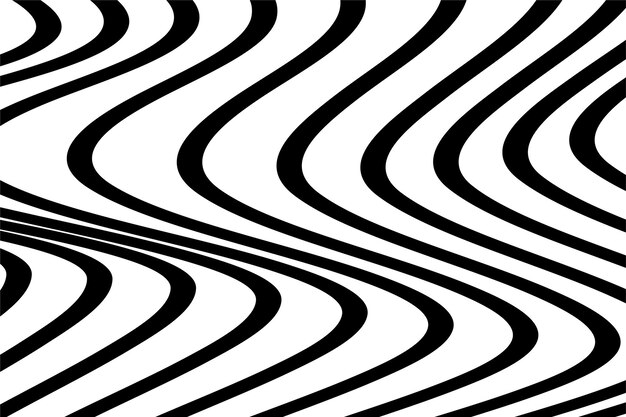 Fondo de líneas onduladas geométricas abstractas