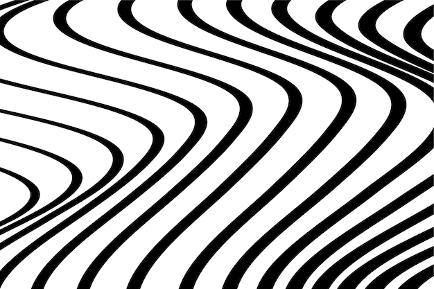 Fondo de líneas onduladas geométricas abstractas