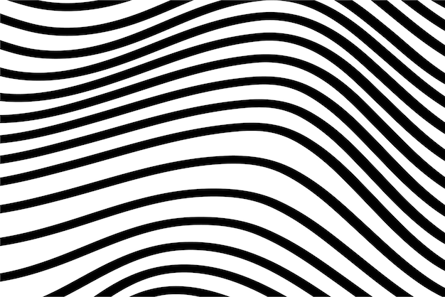 Fondo de líneas onduladas geométricas abstractas