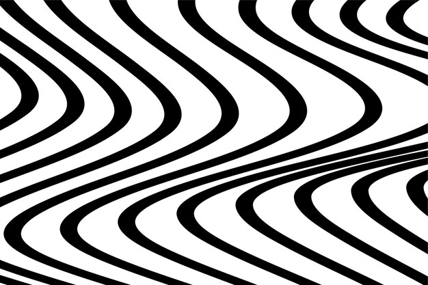 Fondo de líneas onduladas geométricas abstractas