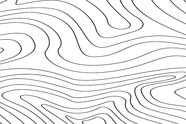 Fondo de líneas onduladas geométricas abstractas