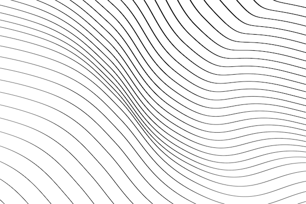 Fondo de líneas onduladas geométricas abstractas