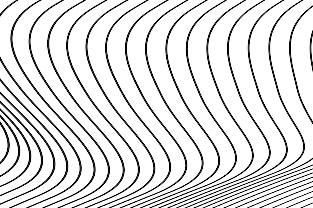 Fondo de líneas onduladas geométricas abstractas