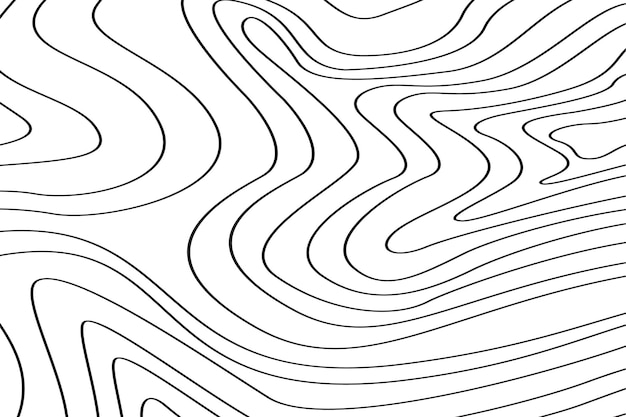 Fondo de líneas onduladas geométricas abstractas