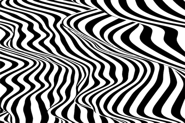 Fondo de líneas onduladas geométricas abstractas