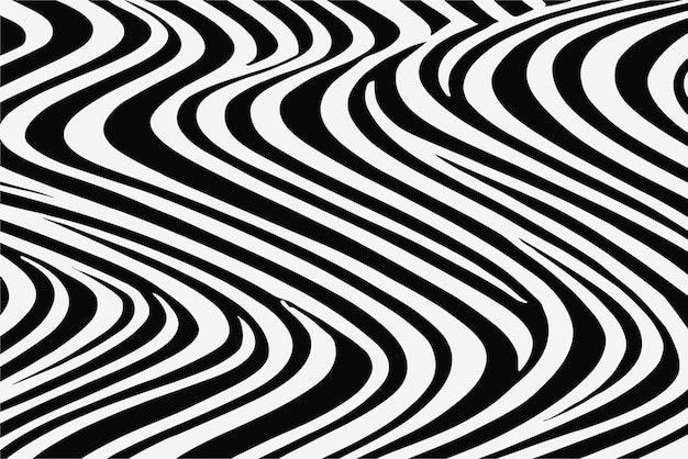 Fondo de líneas onduladas geométricas abstractas