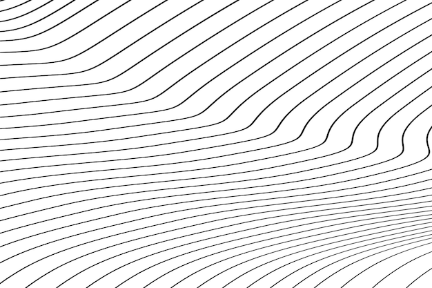Fondo de líneas onduladas geométricas abstractas