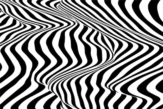 Fondo de líneas onduladas geométricas abstractas