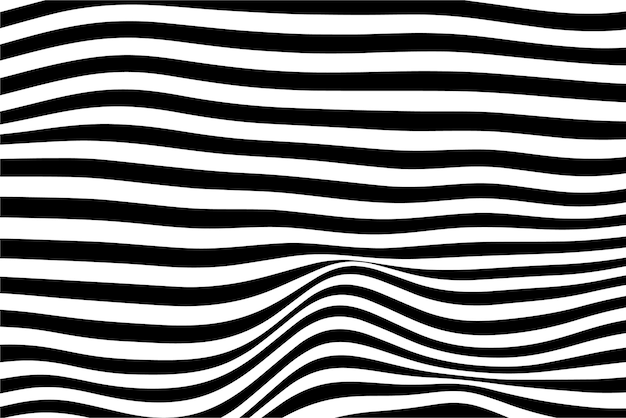 Fondo de líneas onduladas geométricas abstractas