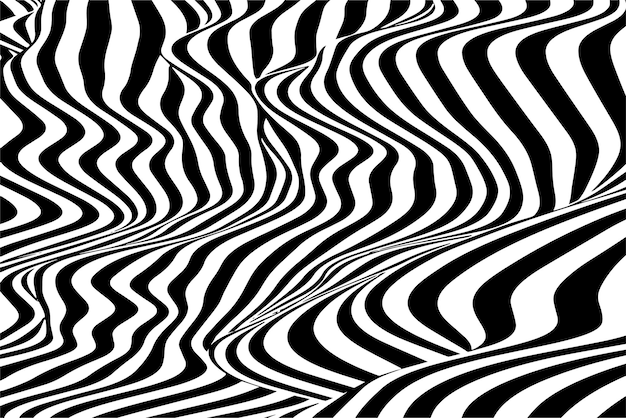 Fondo de líneas onduladas geométricas abstractas