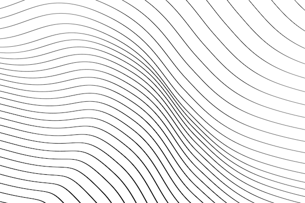 Fondo de líneas onduladas geométricas abstractas
