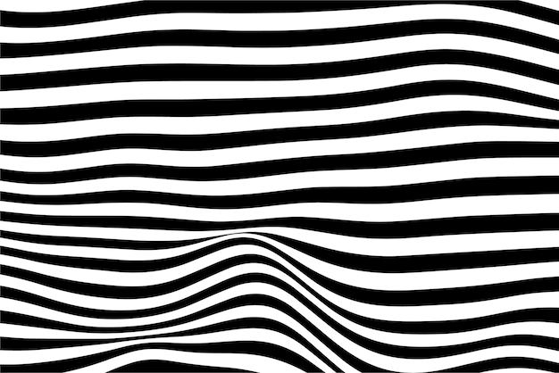 Fondo de líneas onduladas geométricas abstractas