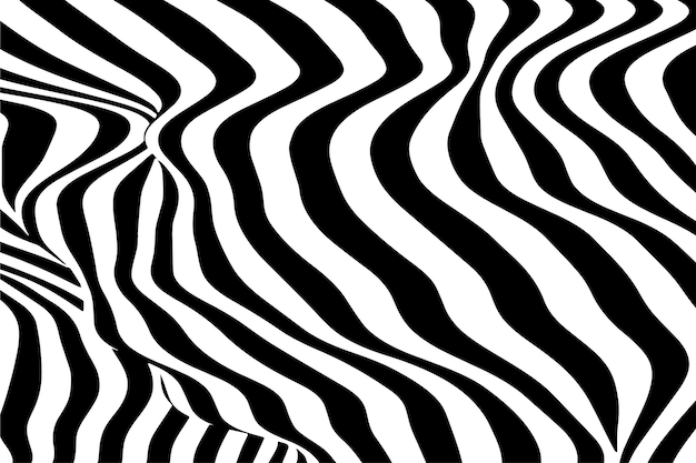 Fondo de líneas onduladas geométricas abstractas